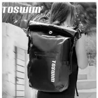 拓胜 游泳包30L 双肩包 黑色