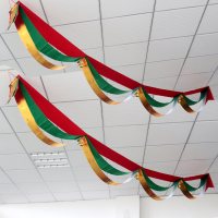 彩旗 4米4波（红-绿-金）