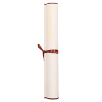 荣宝斋 全绫精裱复古横幅挂画立轴 书法国画手工宣纸空白挂轴 四开横轴