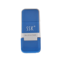 SSK TF读卡器 手机内存卡Micro sd卡读卡器 CSRS022