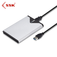 SSK 2.5英寸移动硬盘盒USB3.0接口 SATA串口 SSD固态硬盘笔记本硬盘外置盒 V315