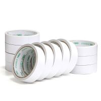 得力(deli)30415棉纸双面胶3.6cm *10y 双面胶 宽双面胶带 普通型双面胶(8卷/包)(QH)