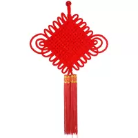 14盘中国结 XTL1584 1.5绒布中国结春节婚庆礼品挂件105*65cm (个)