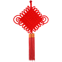 16盘中国结 XTL1585 1.5绒布中国结春节婚庆礼品挂件126*74cm (个)