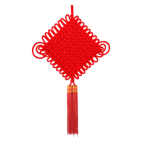 20盘中国结 XTL1587 1.5绒布中国结春节婚庆礼品挂件150*93cm (个)