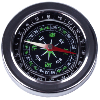 尚官 不锈钢金属外框 指南针 76mm