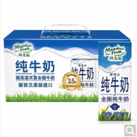 纽麦福全脂纯牛奶礼盒装 250ml*12