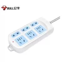 公牛（bull）插座 双排接线板GN-102 线长1.8米