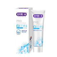 舒客白牙素牙膏超强脱渍闪耀120g闪耀亮白清洁去黄男女士 闪耀亮白120g三支装