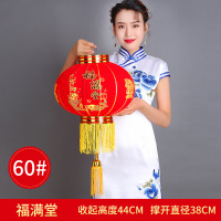 大红灯笼植绒灯笼