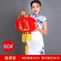 大红灯笼植绒灯笼