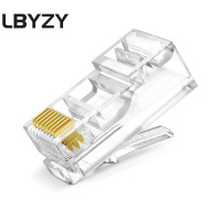 LBYZY 6类RJ45水晶头 8P8C网线接头 10个/包