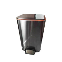 可林优家 家用不锈钢垃圾桶 双层 带盖 9L