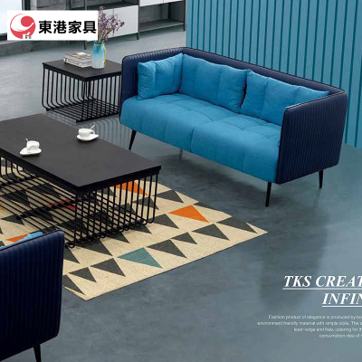 东港家具 F-1828 办公室沙发 办公家具 会客接待 现代简约家具 颜色尺寸可定制