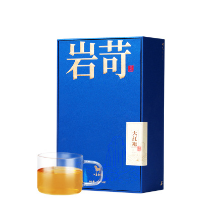 八马茶叶 新品特级闽北大红袍岩茶岩苛系列乌龙茶茶叶礼盒装48g