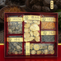 秦邮 有机全菇园680g 虫草猴头菇香菇木耳年货组合装
