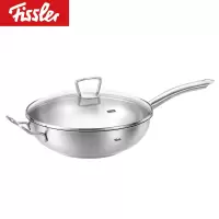 Fissler菲仕乐马克30厘米玻璃盖单柄炒锅 EM6823300010