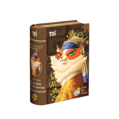 TOI图益-艺术猫系列-戴珍珠耳环的少女
