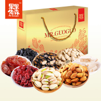果果先森 快乐盈彩坚果礼盒1080克 1盒