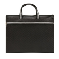 企购优品 加厚立体办公手提 商务拉链袋电脑公文包