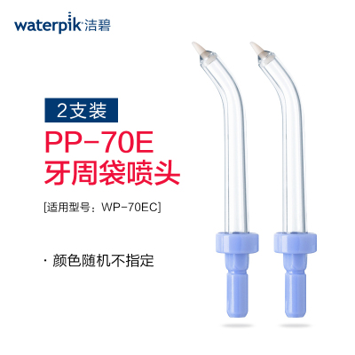 洁碧(Waterpik)冲牙器洗牙器水牙线配件牙周袋喷头(深层喷头)PP-70E 配件 2支装