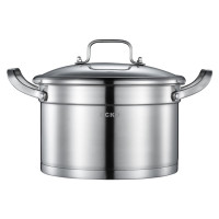 CCKO CK9708 不锈钢双耳汤锅24cm