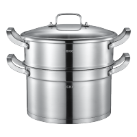 CCKO CK9709 双层不锈钢蒸锅26cm