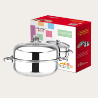 祥河 XH-1011 金典汤蒸两用锅 410材质