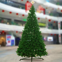 繁花若素 豪华装饰圣诞树户外场景布置 3.5米