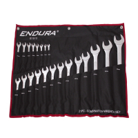 力易得(ENDURA)21件碳钢两用扳手 ZM
