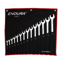 力易得(ENDURA)14件英制碳钢两用扳手 ZM