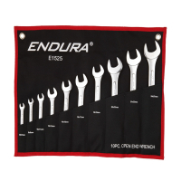 力易得(ENDURA)10件碳钢双开口扳手 ZM