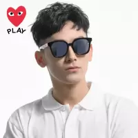 川久保玲2021新款网红大脸显瘦男士墨镜配近视偏光太阳镜女韩版潮3903
