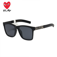 川久保玲方形大框墨镜近视偏光眼镜男士开车太阳镜潮圆脸防紫外线2071