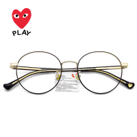 川久保玲超轻眼镜框可配成品近视韩版潮复古圆框眼镜架男女款6014