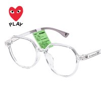 川久保玲复古圆框光学架韩版眼镜框男素颜黑框可配镜片镜架女9212