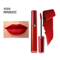 阿玛尼(ARMANI)臻致丝绒哑光唇釉400 6.5ml(阿玛尼红 红管唇釉 口红 丝绒哑光)