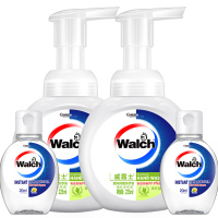 威露士泡沫抑菌洗手液青柠盈润225ml*2+免洗洁手液20ml*2