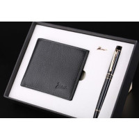 毕加索(Pimio) PS-Q5820C 商务钢笔 横包套装 黑色 单套装