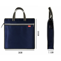 土著部落 手提公文包 38*30*7.5cm 蓝色