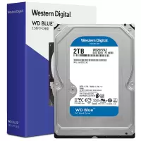 西部数据（WD） 蓝盘 2TB电脑用机械硬盘