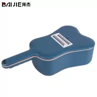 拜杰刨丝器多功能切菜器尤克里里碎菜器切丝器带沥水功能手推擦丝器土豆丝胡萝卜丝厨房切菜神器