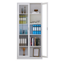 东港普通通玻对开文件柜 1800*850*390mm