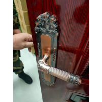 防盗门把手 仿古铜防盗门面板把手