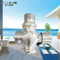 尼尔美家 NIO`MEHOME 手按延时冲洗阀 铜大便器冲洗阀 25mm