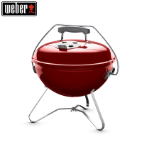 威焙Weber烧烤炉户外木炭烧烤架 SMOKEY JOE PREMIUM 便携式碳烧烤炉37cm豪华款 红色款
