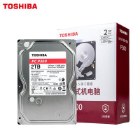 东芝(TOSHIBA)2TB 台式电脑机械硬盘叠瓦盘128MB 5400RPM SATA接口 P300系列(HDWD220)自营 旗舰