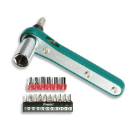 宝工 Pro'sKit 1PK-202A 16合1直匣式棘轮替换扳手组(公制(包装数量 1套)