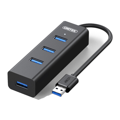 优越者 4口USB分线USB3.0集线器 电脑笔记本USB扩展器接口转换器 0.3米