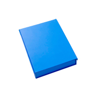 永得利 HQ803 48MM A4 磁钮/冲孔PVC档案盒资料盒文件盒(无夹) 天蓝
